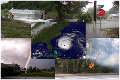 image of hurricane flood and tornados