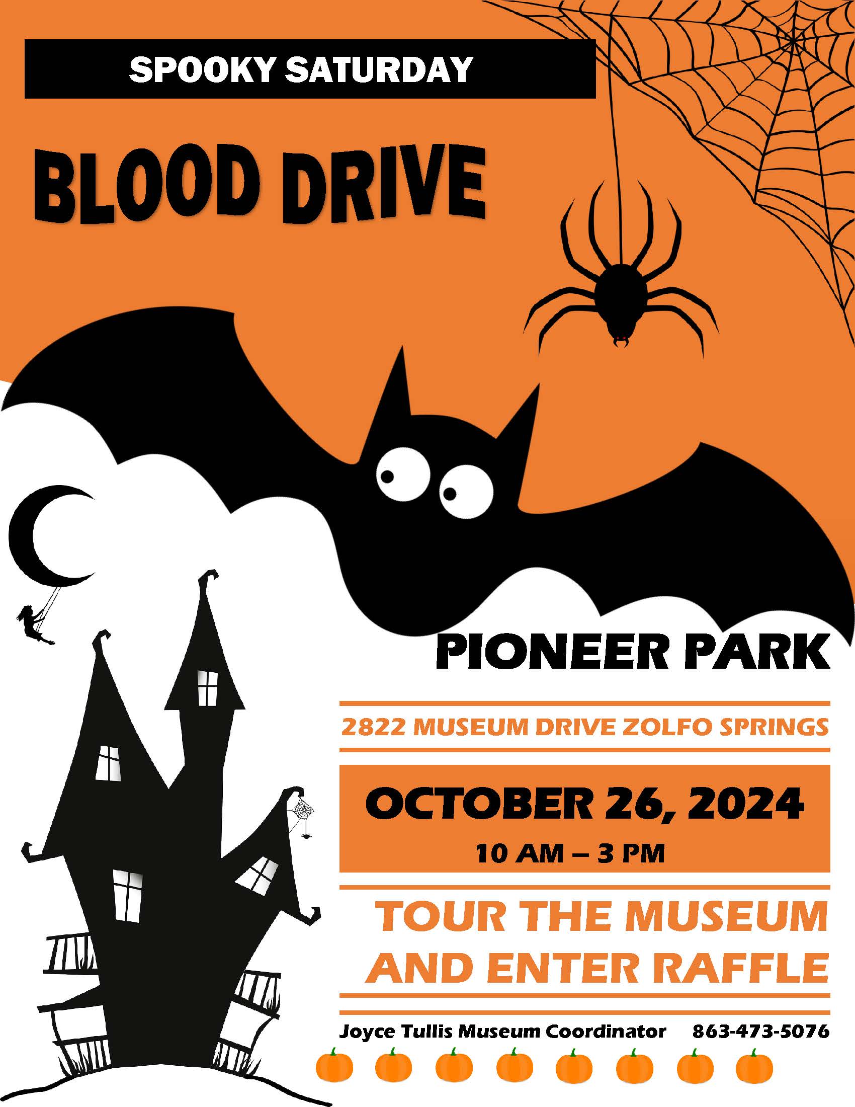Pioneer Park Spooky Saturday Blood Drive Hardee County Board of